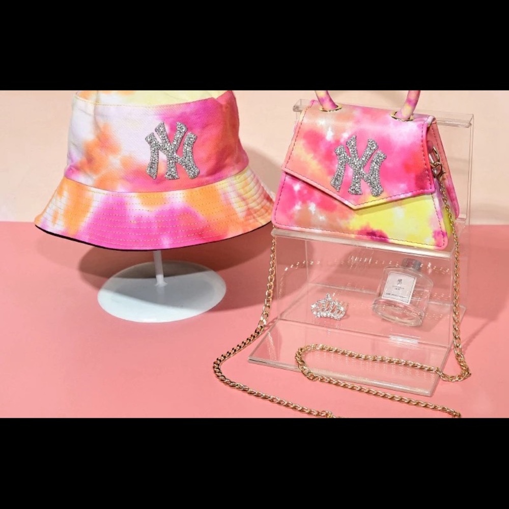 Hat and purse set tye-dye
